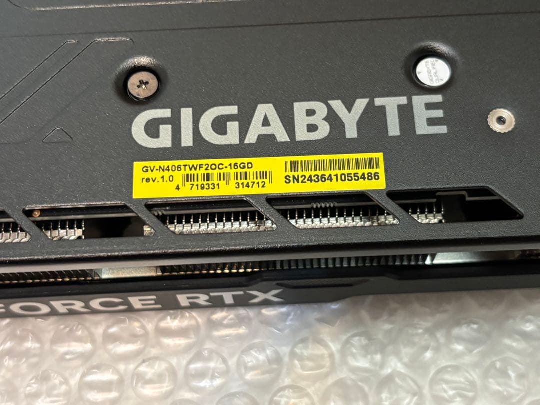 グラフィックボード・グラボ・ビデオカード GIGABYTE GeForce RTX 4060 Ti 16GB