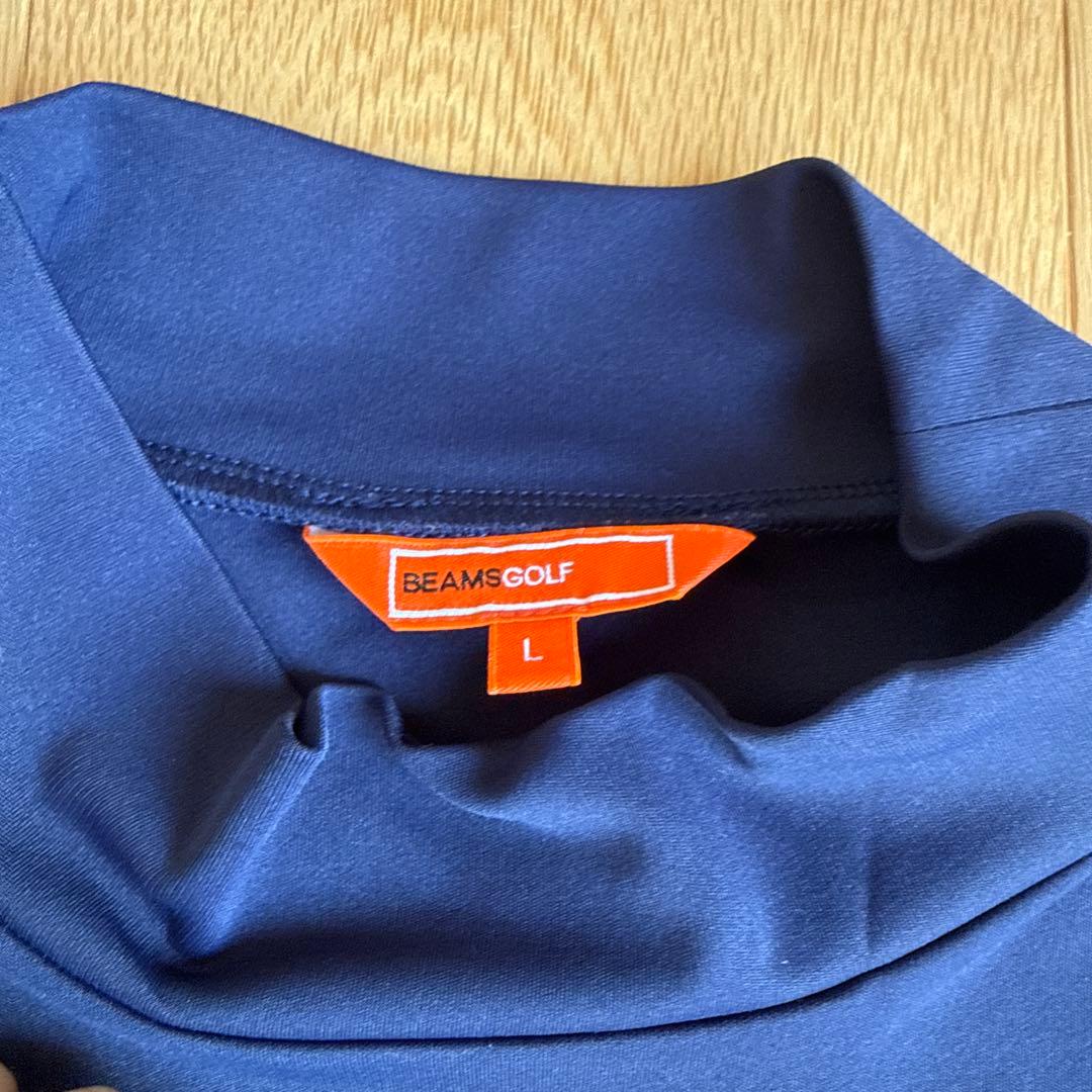 BEAMS GOLF 半袖モックネックポロシャツ