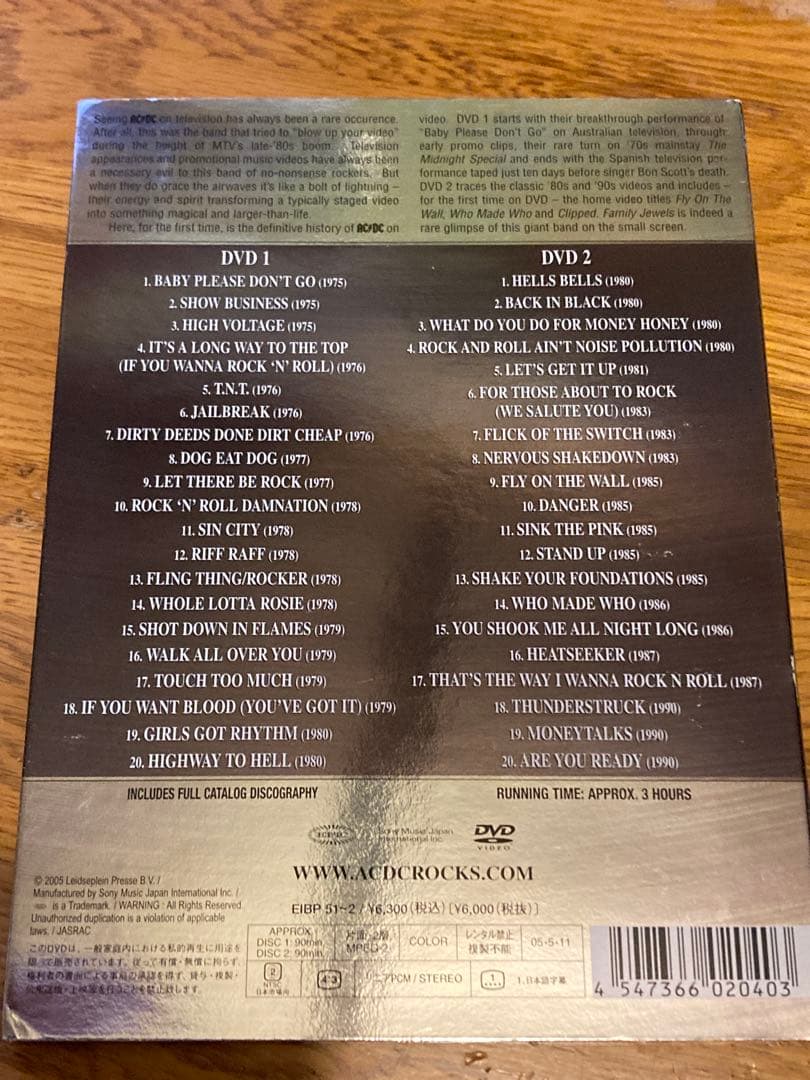 【DVD】6枚セットAC/DC RAINBOW JUDAS PRIEST 他