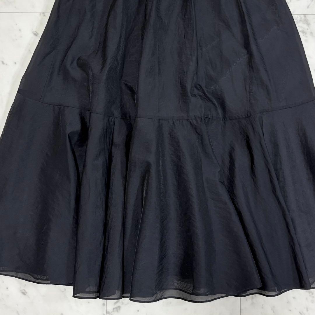極美品✨プルミエアロンディスモン　オーガンジーボリュームスカート　2024AW