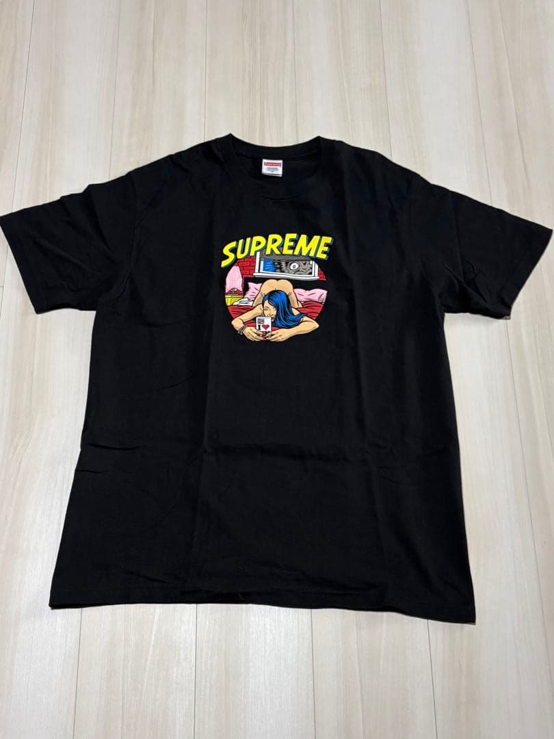 Supreme グラフィックプリント Tシャツ M 黒