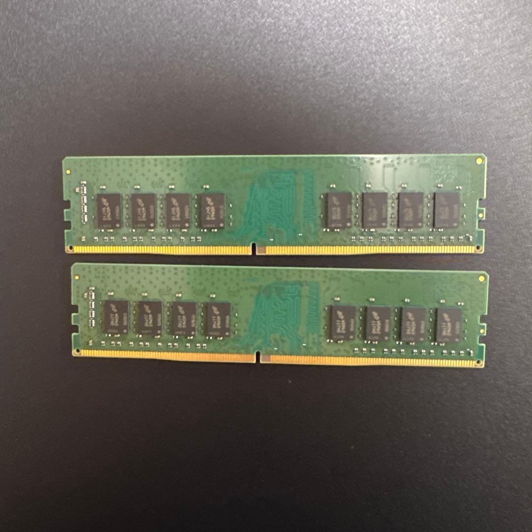 Crucial DDR4 3200 16GB ×2枚 合計32GBメモリー