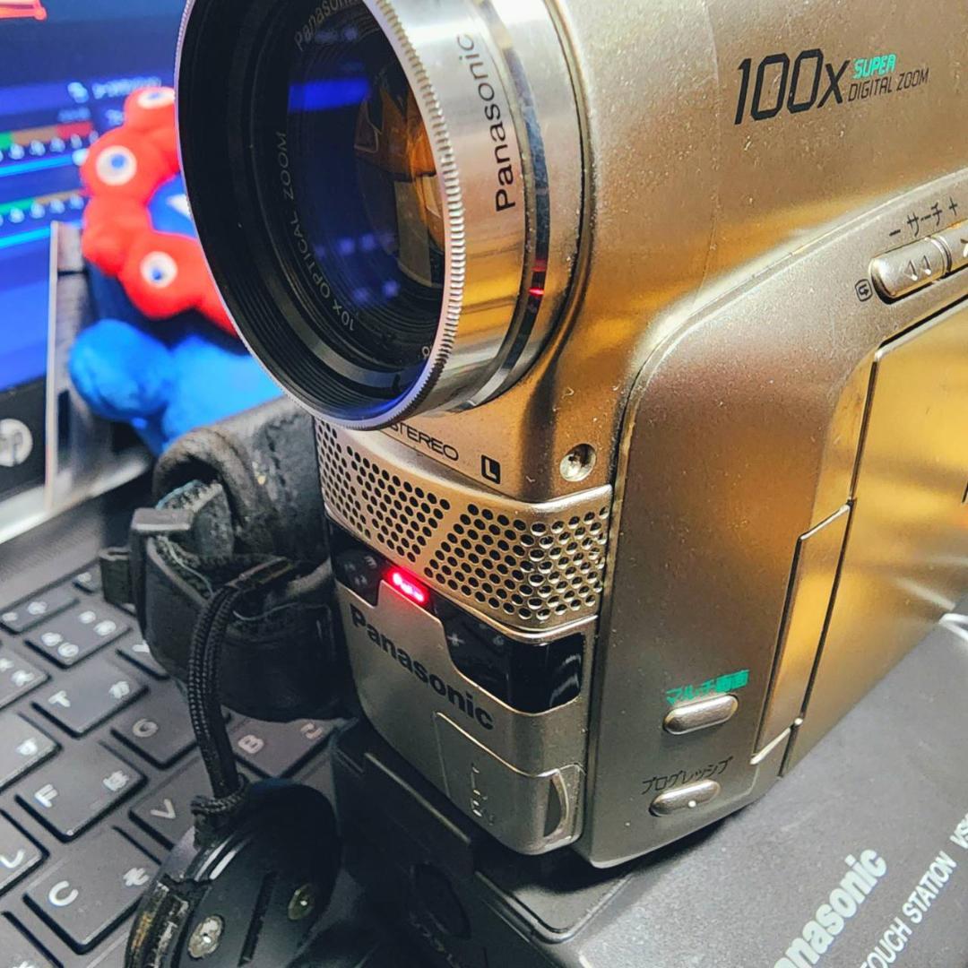 【動作確認済】高画質 Panasonic MiniDV ビデオカメラ セット