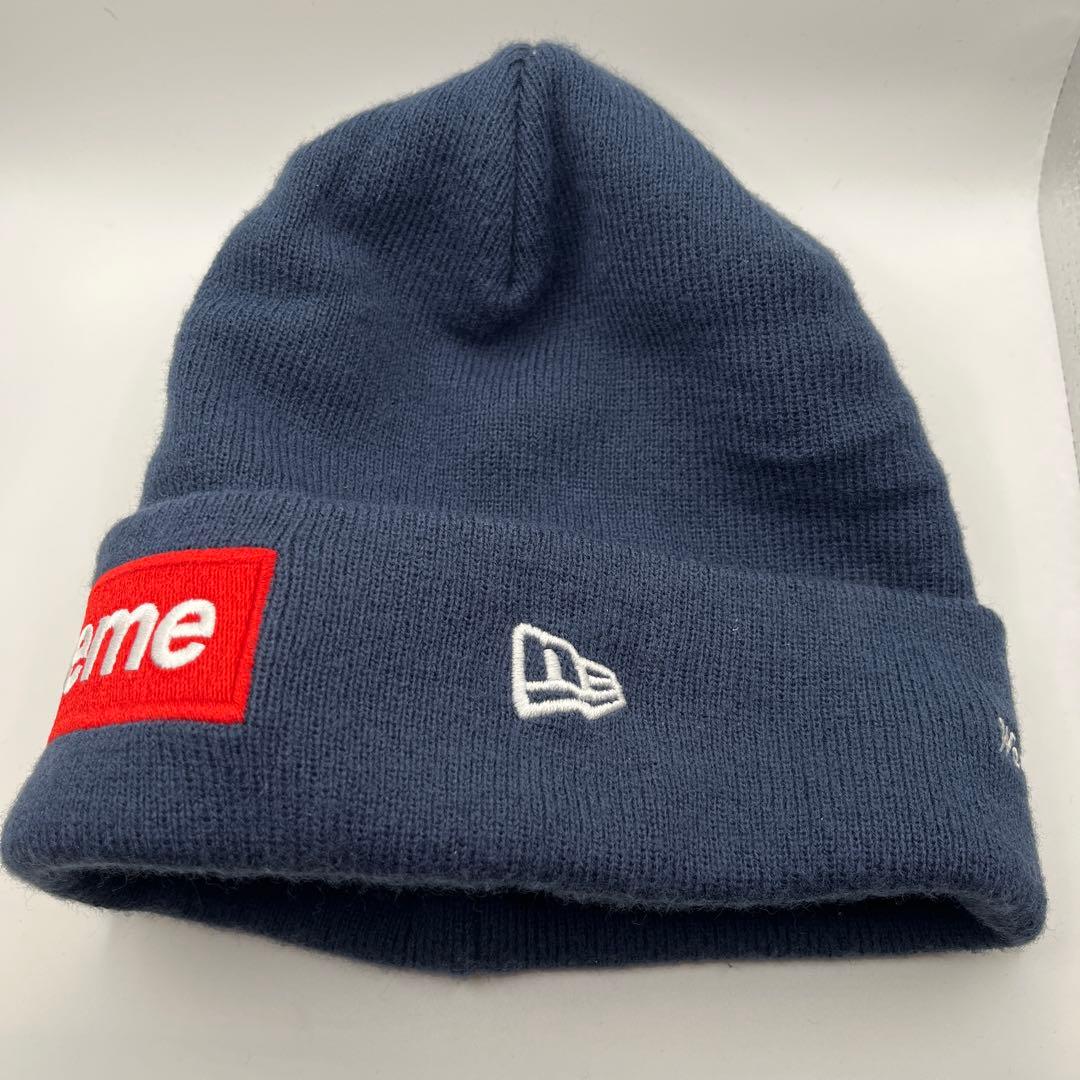 Supreme ネイビー ビーニー