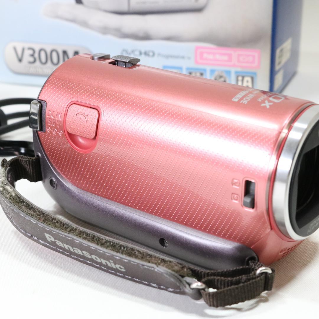 PANASONIC HC-V300M ビデオカメラ ピンク