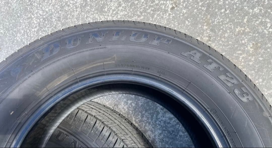 【格安】DUNLOP グラントレック265/65R18 タイヤ 4本セット