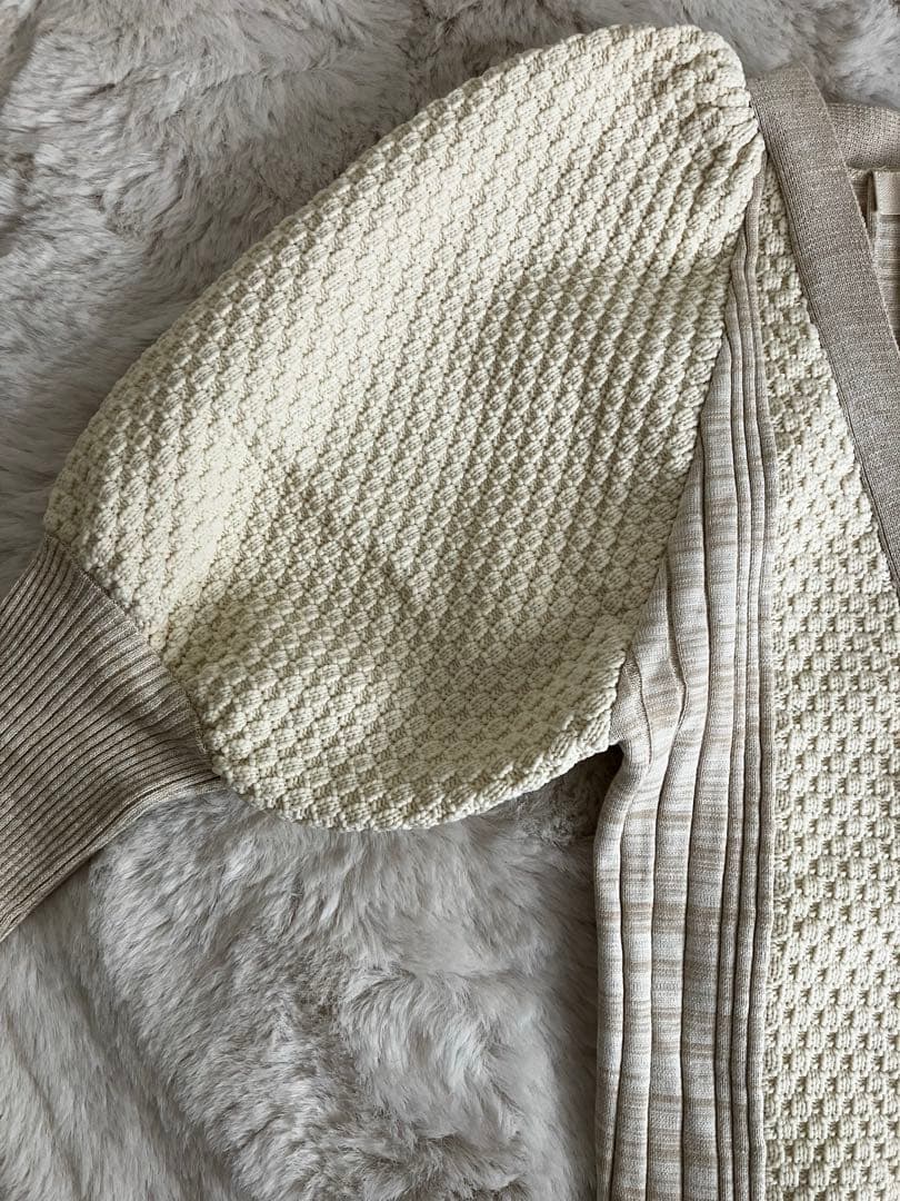 LEINWÄNDE ラインヴァンド Bobble Knit Cardigan