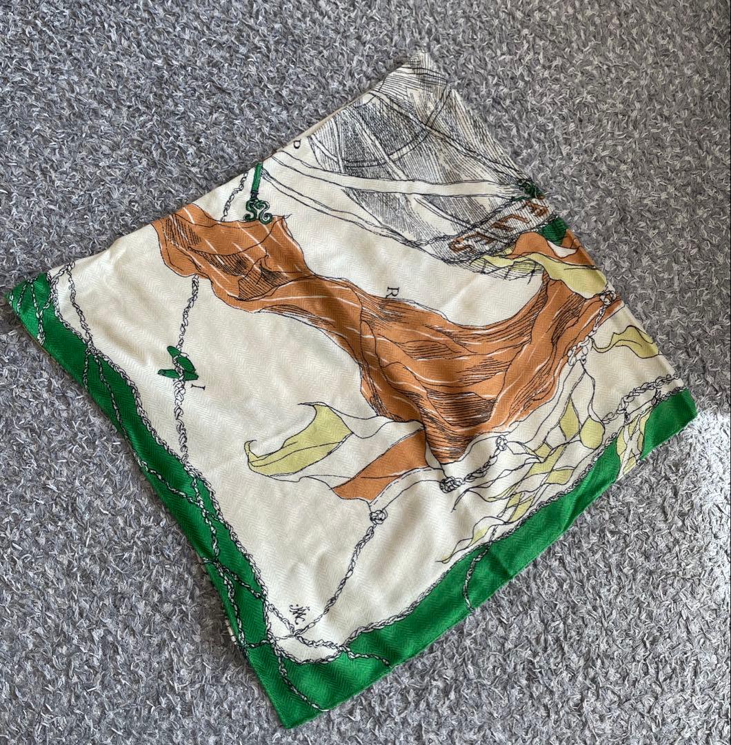 Manipuri ウールシルク　ストール　美品