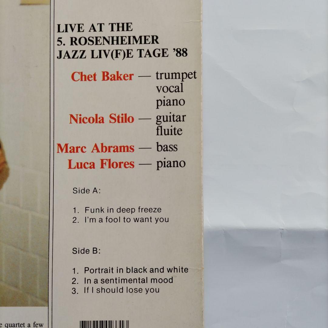 Chet Baker/ Last Recording レコード