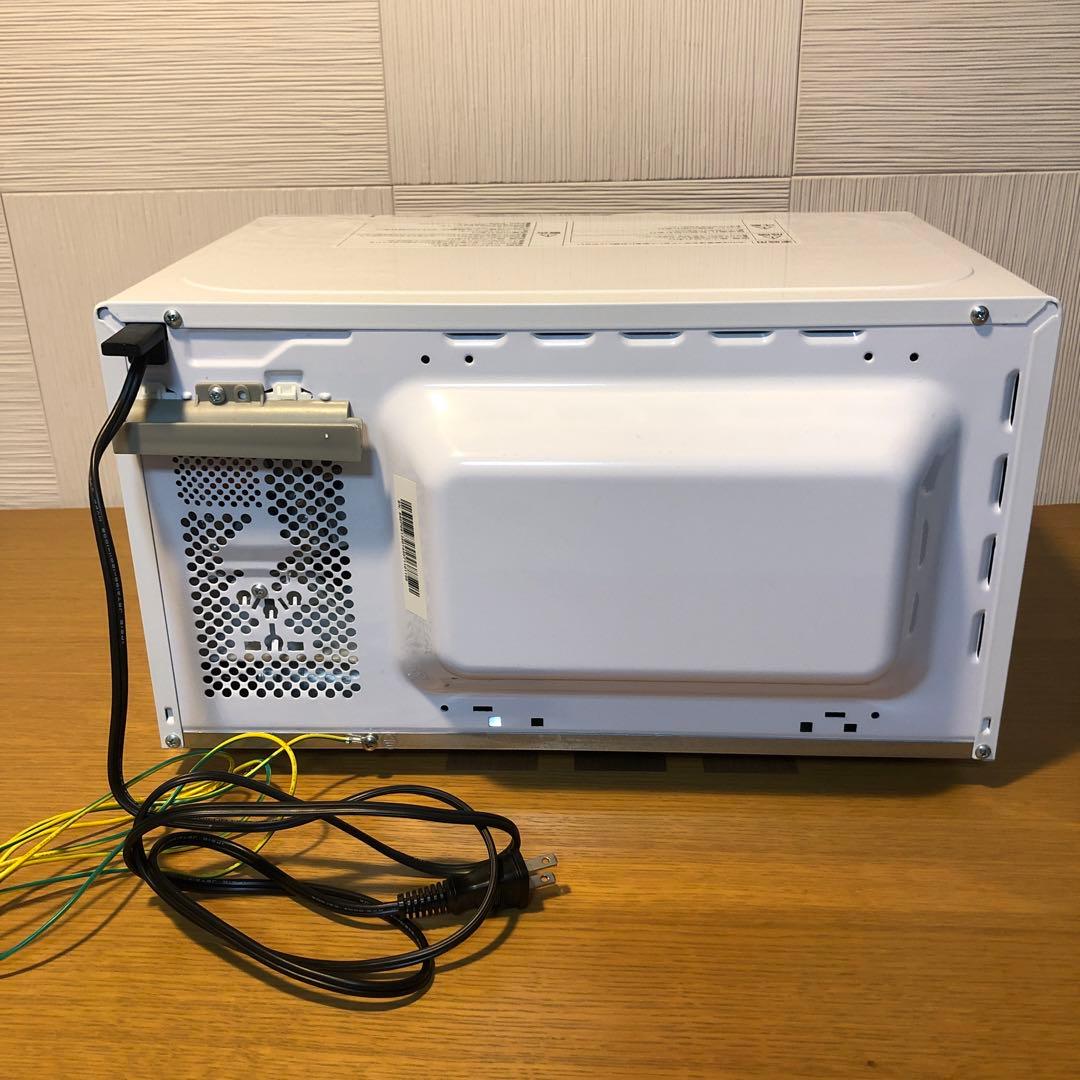 山善 電子レンジ 17L 単機能 ホワイト YRM-HF171