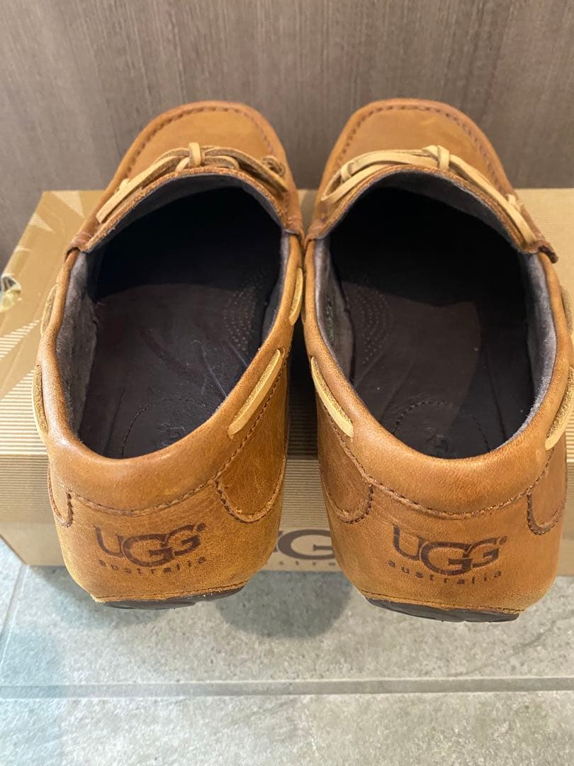 UGG ブラウンモカシン アグ M CHESTER チェスナット 27.0cm