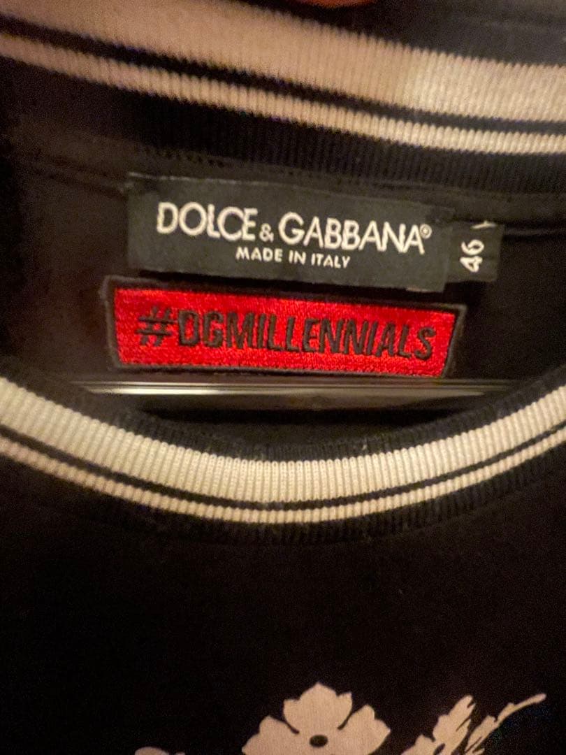 Dolce & Gabbana ブラック Tシャツ 46