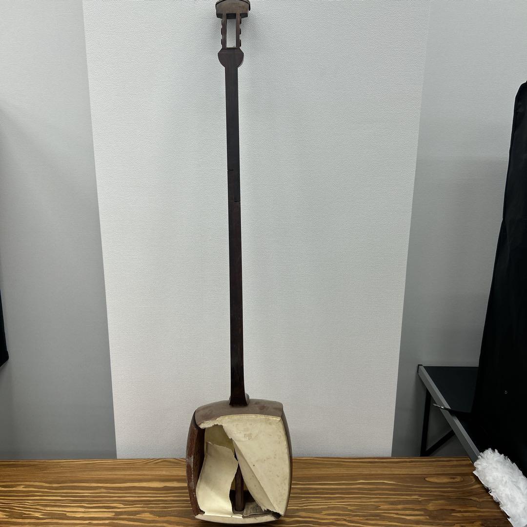 アンティーク 三味線 大正十年 和楽器 ジャンク品 部品取り
