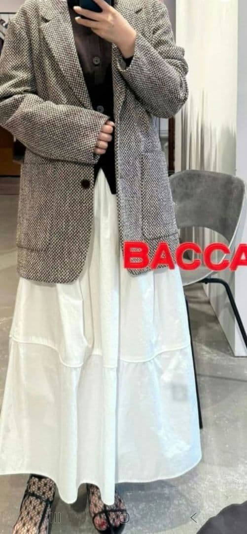 新品未使用BACCAライトツイードコートジャケット