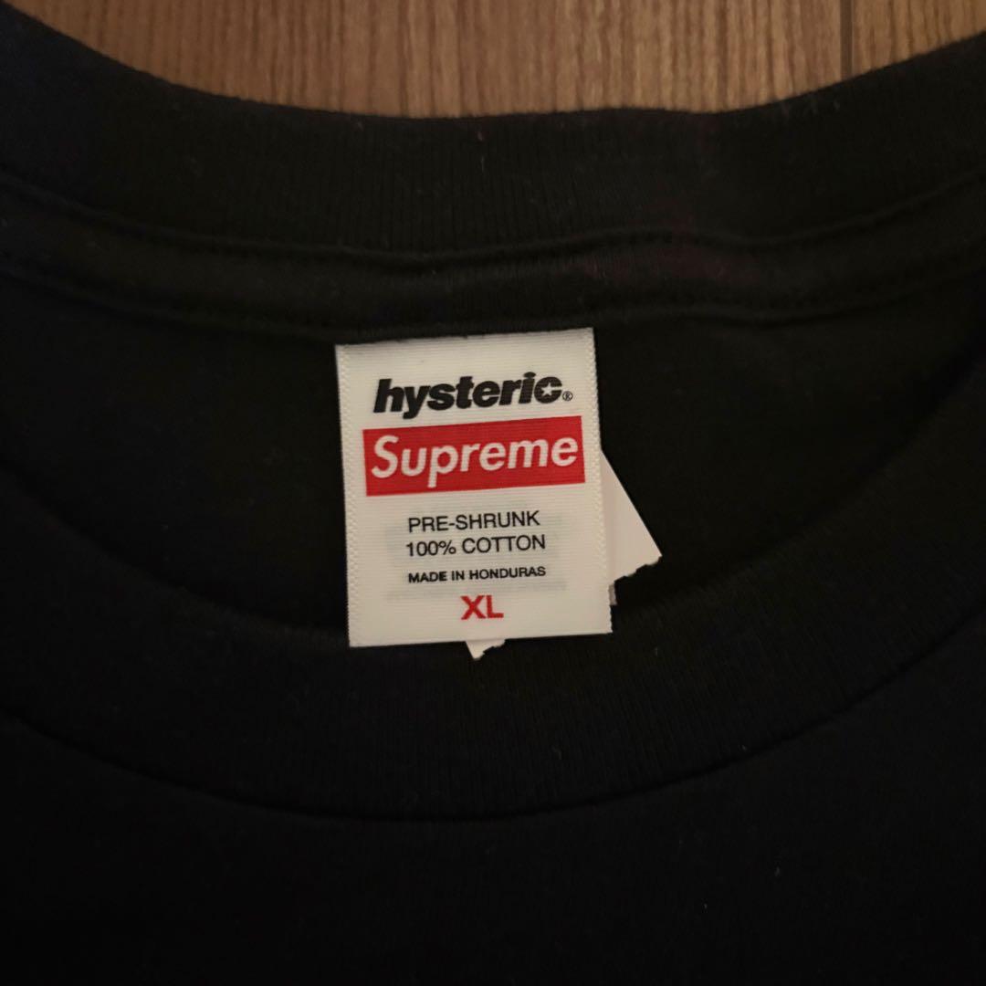 Supreme × HYSTERIC GLAMOUR コラボTシャツ XL 黒