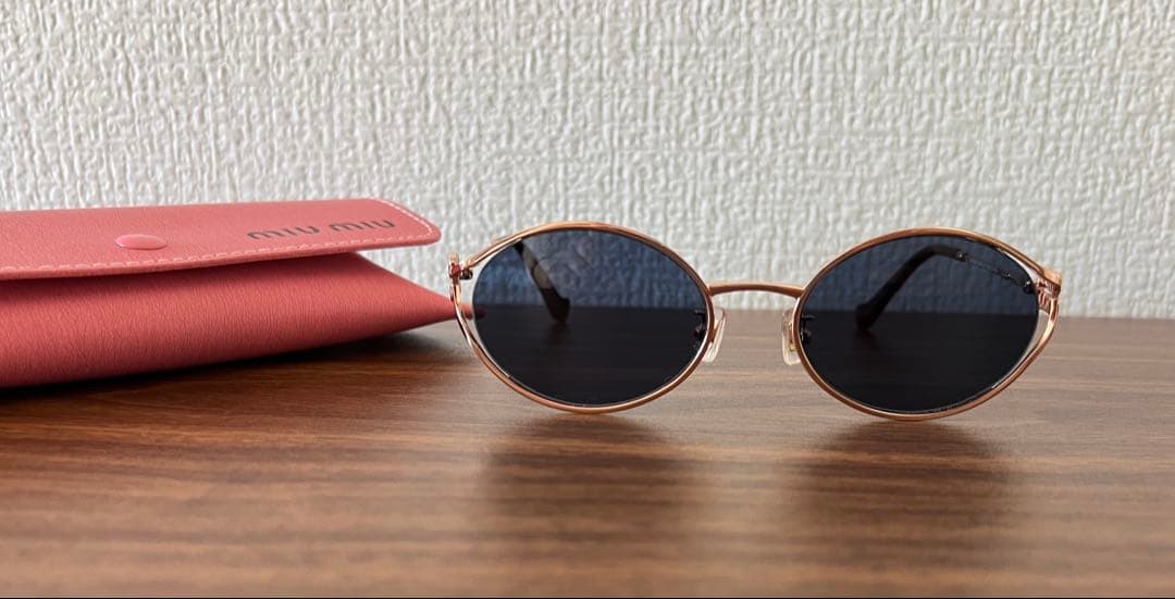 美品 miu miu サングラス ケース付き