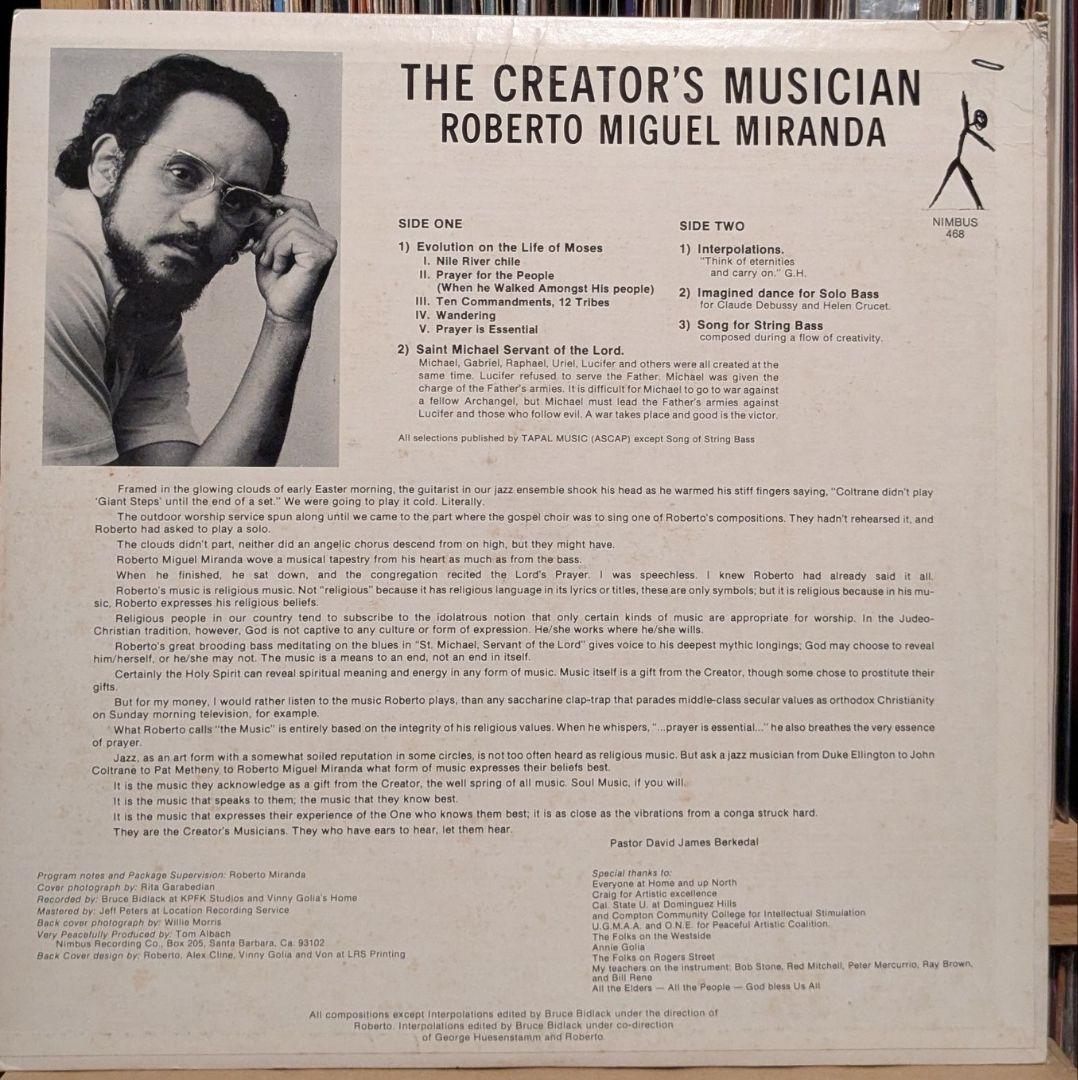 洋楽 THE CREATOR'S MUSICIAN ROBERTO MIGUEL
