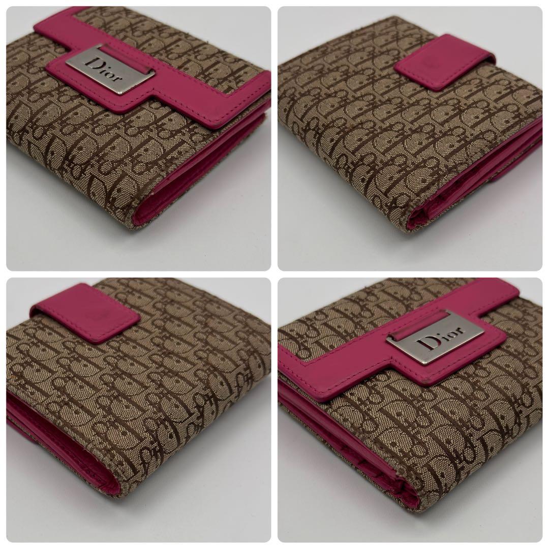 美品 Christian Dior ディオール トロッター 財布 二つ折り財布