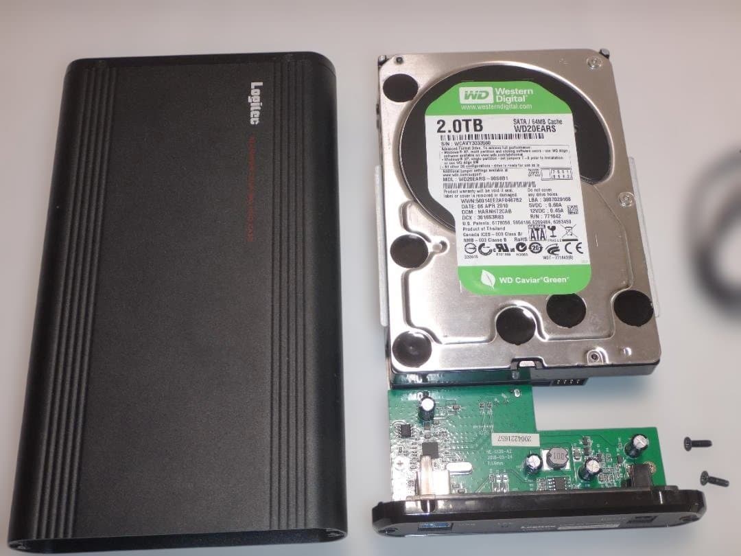 合計11.5TB 2.5インチHDD 4TB 3TB 2TB 0.5TB