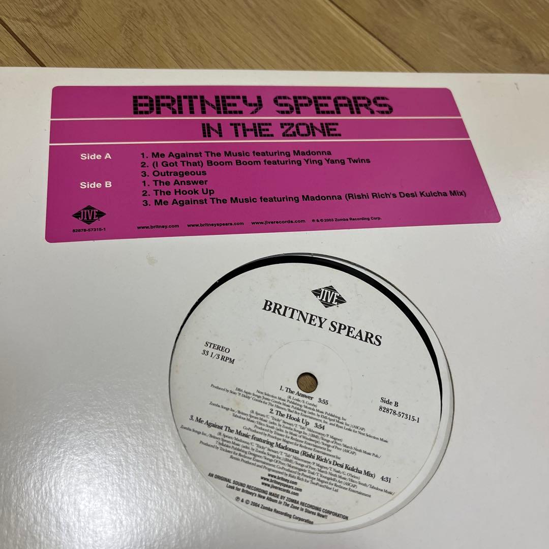 Britney Spears/In The Zone 12”レアオリジナル盤