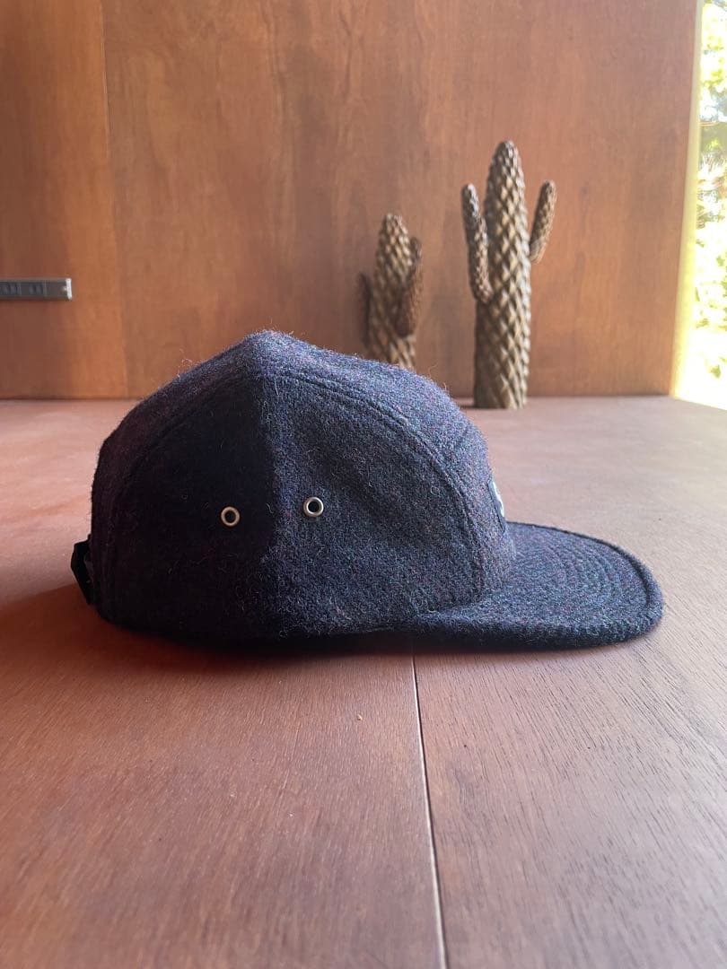 帽子 supreme harris tweed camp cap