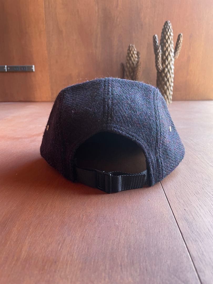 帽子 supreme harris tweed camp cap