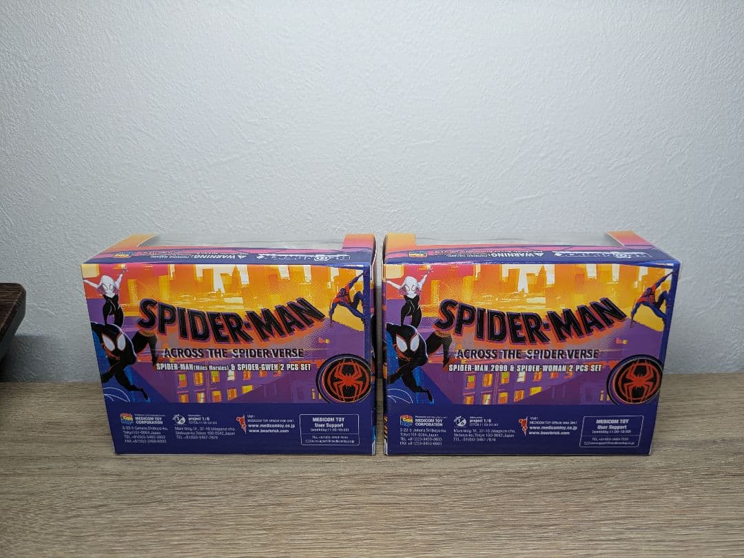 BE@RBRICK スパイダーマン アクロス 2種セット