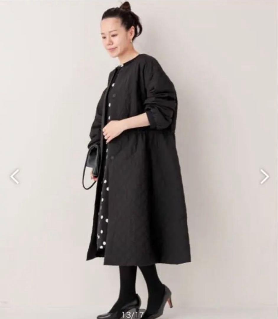 BEARDSLEY / ビアズリー　バルーン袖キルトコート
