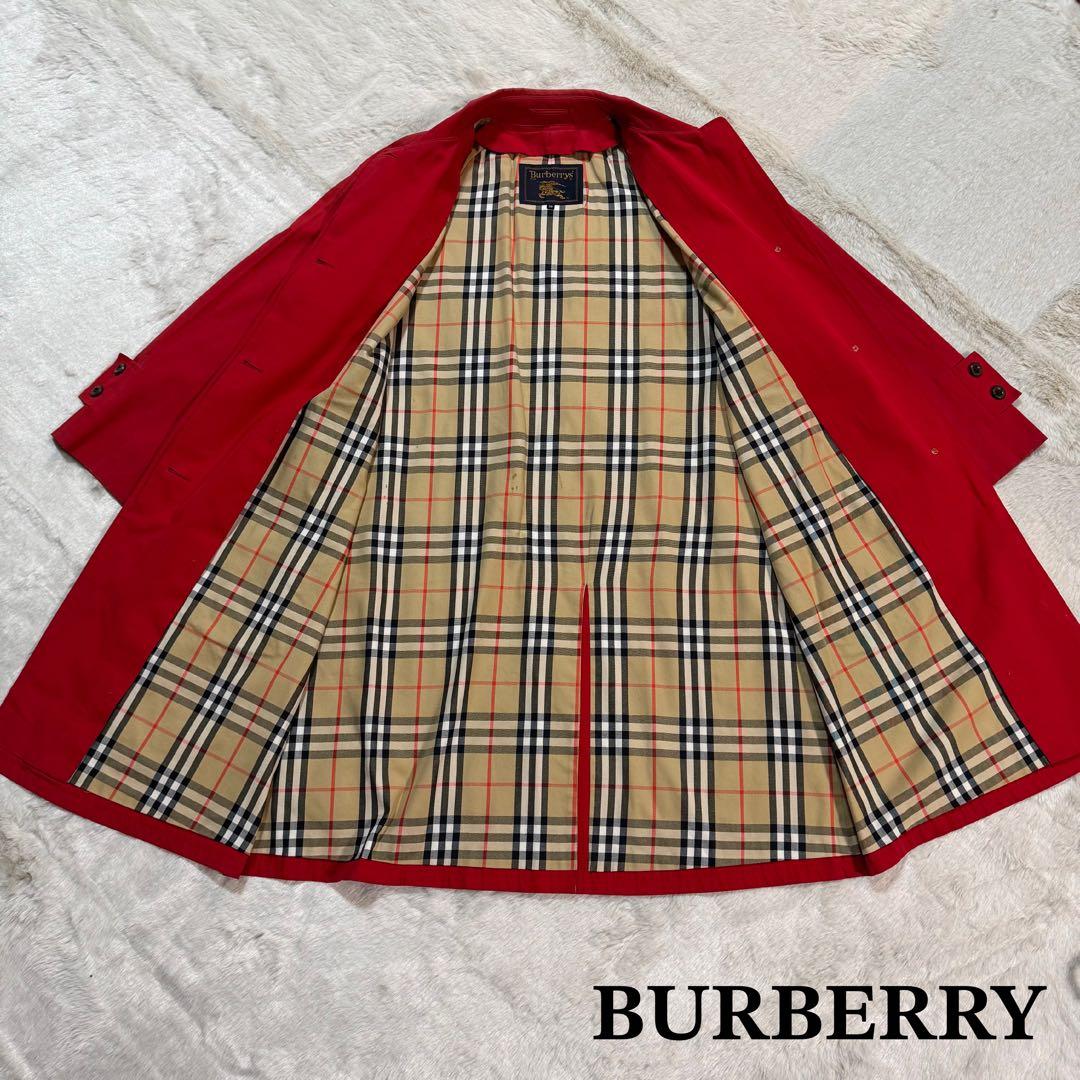 Burberry's バーバリーズ　ノバチェック　ステンカラーコート　38