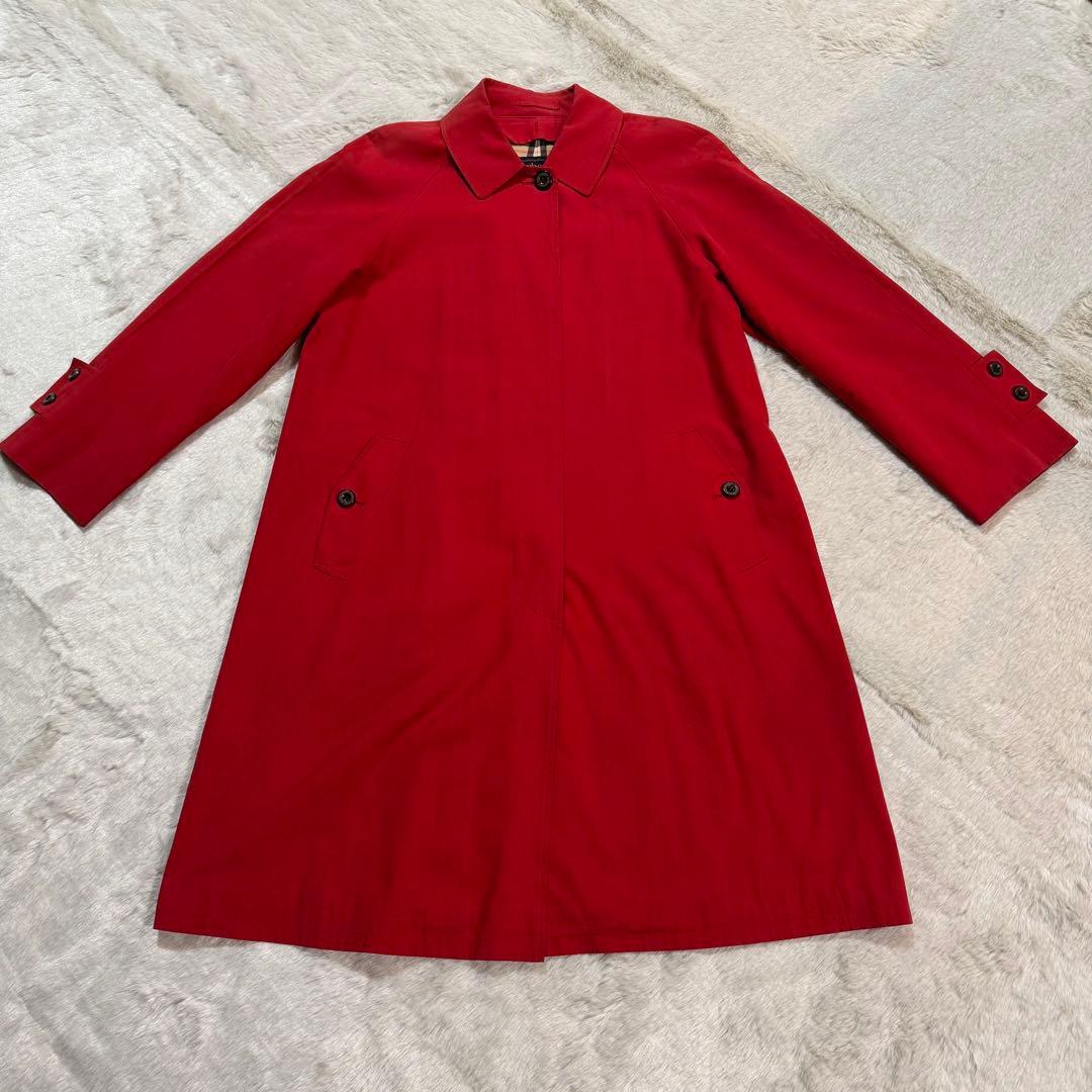Burberry's バーバリーズ　ノバチェック　ステンカラーコート　38