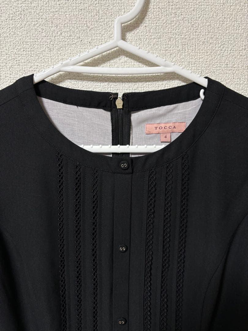 美品 TOCCA VEGA&ALTAIR ワンピース ネイビー