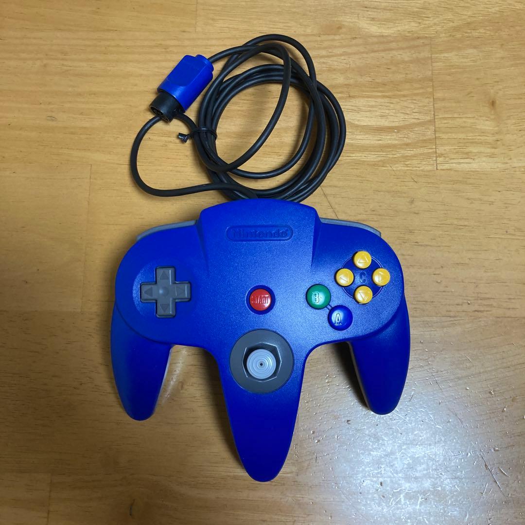 【美品】ニンテンドウ64 コントローラ ブロス ブルー&イエローセット