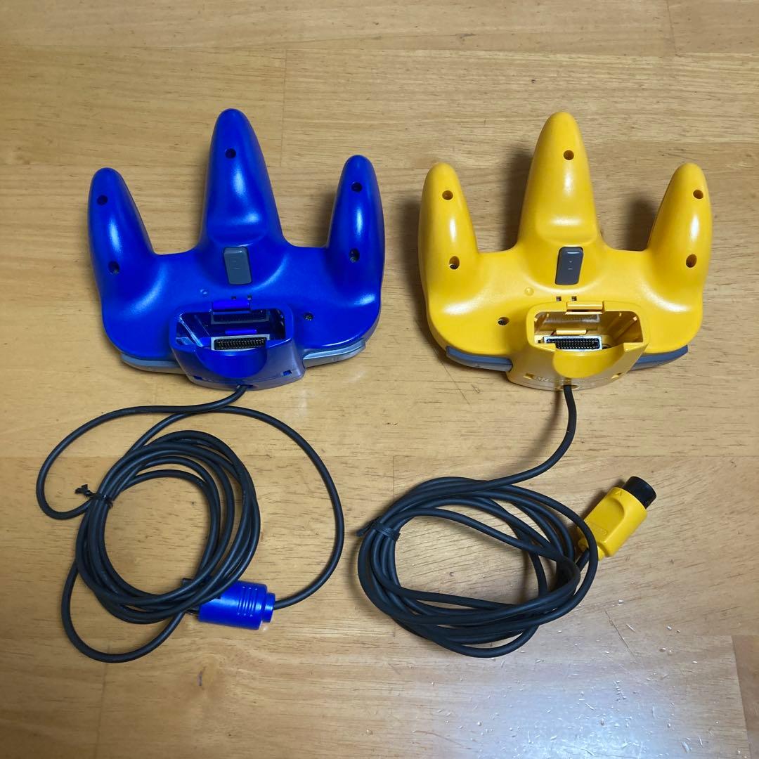 【美品】ニンテンドウ64 コントローラ ブロス ブルー&イエローセット