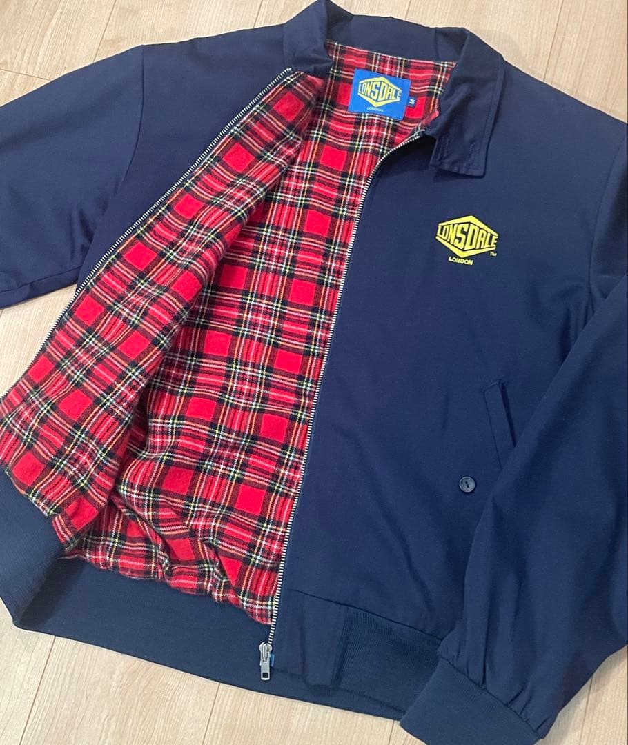 LONSDALE ハリントンジャケット　ネイビー