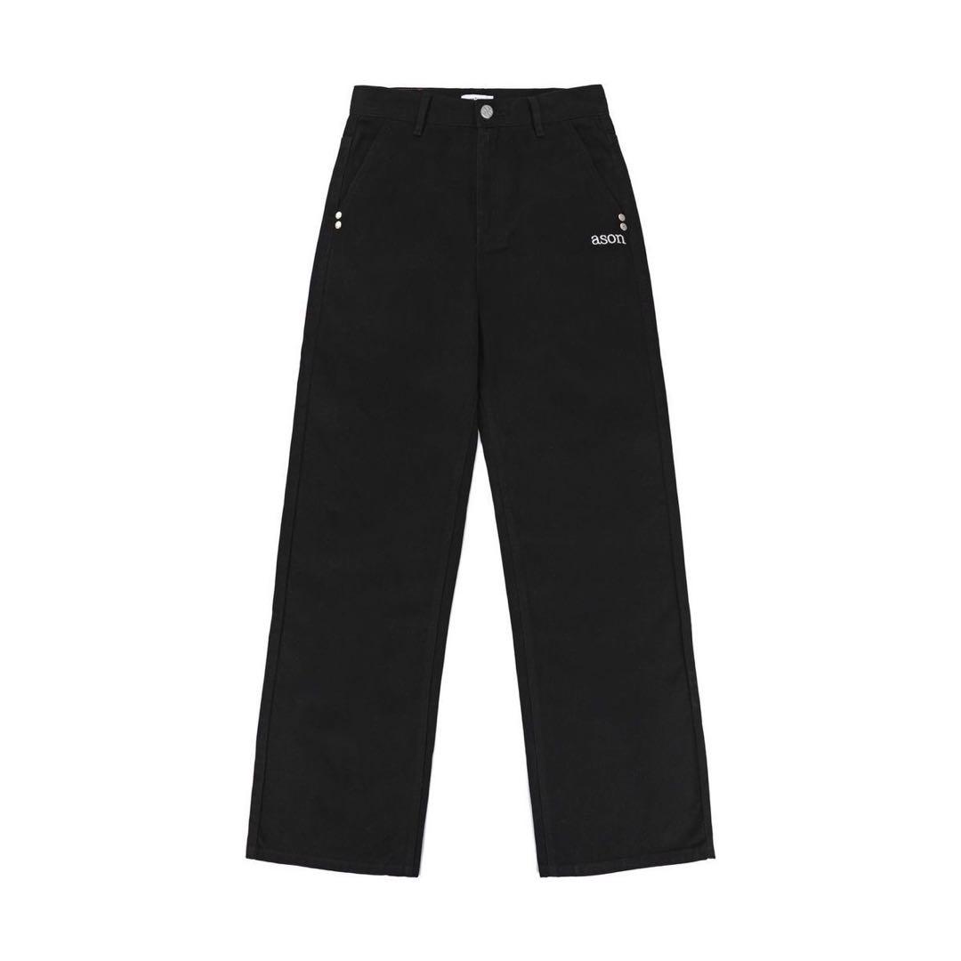 ASON ブラック デニムパンツ M