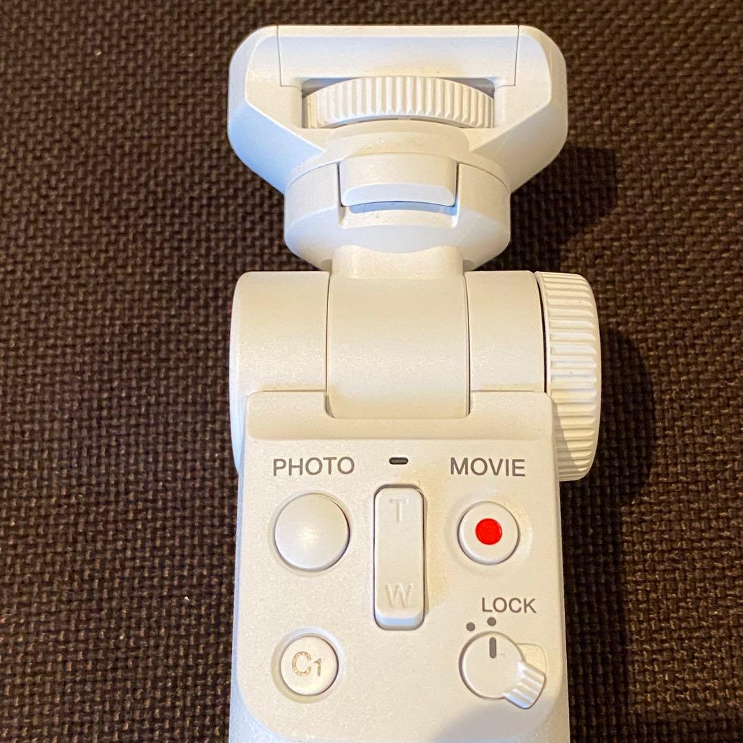 【新品同様】SONY ZV-1 純正スタンド・映画風撮影レンズ付き 白好きの方へ