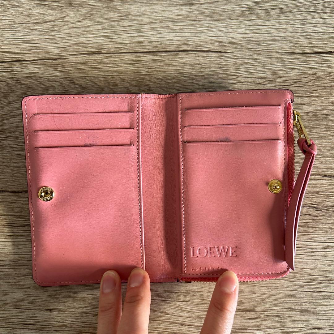 LOEWE スモールジップ財布 ブラック 2017年製