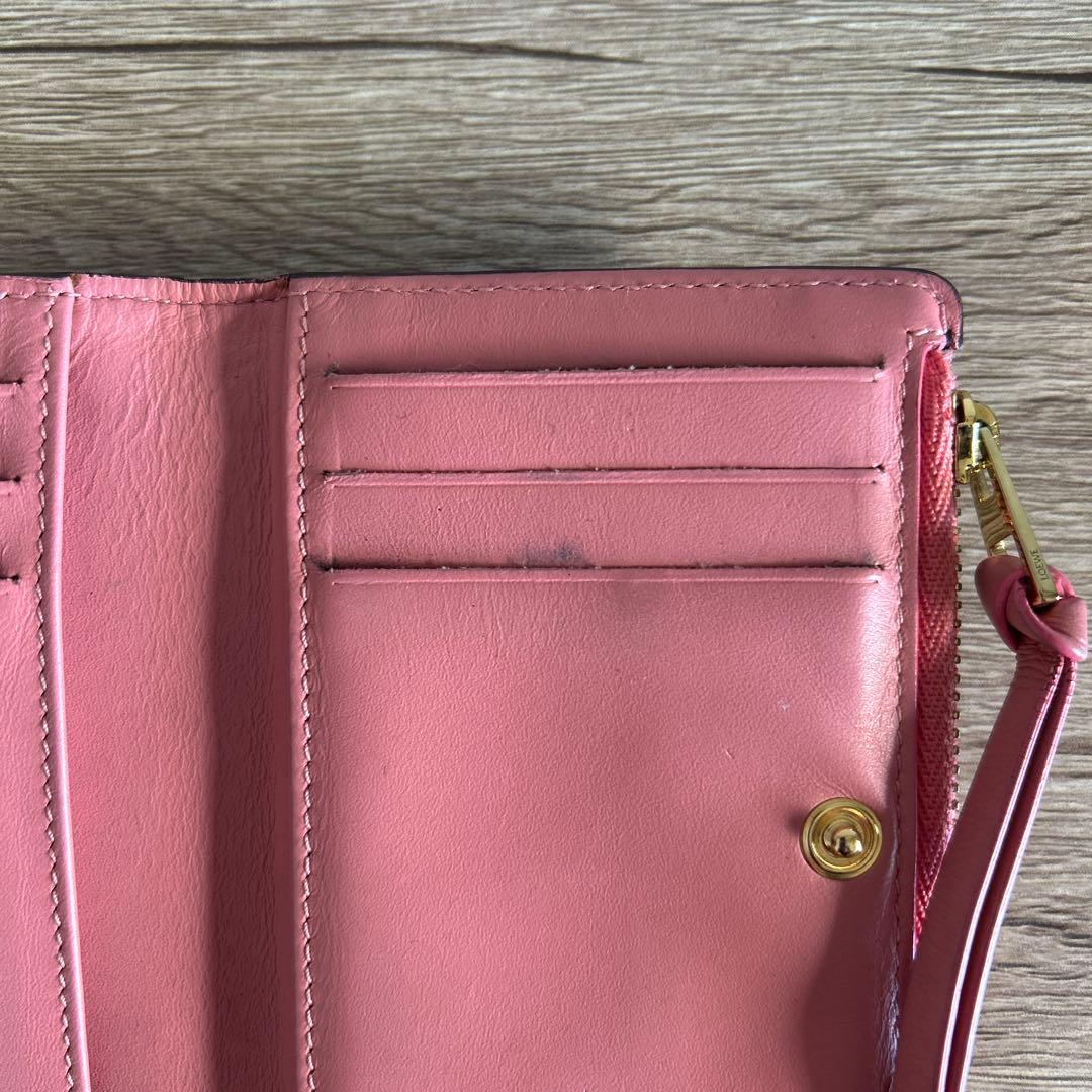 LOEWE スモールジップ財布 ブラック 2017年製