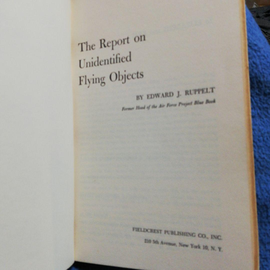 洋書 Report on Unidentified Flying Objects