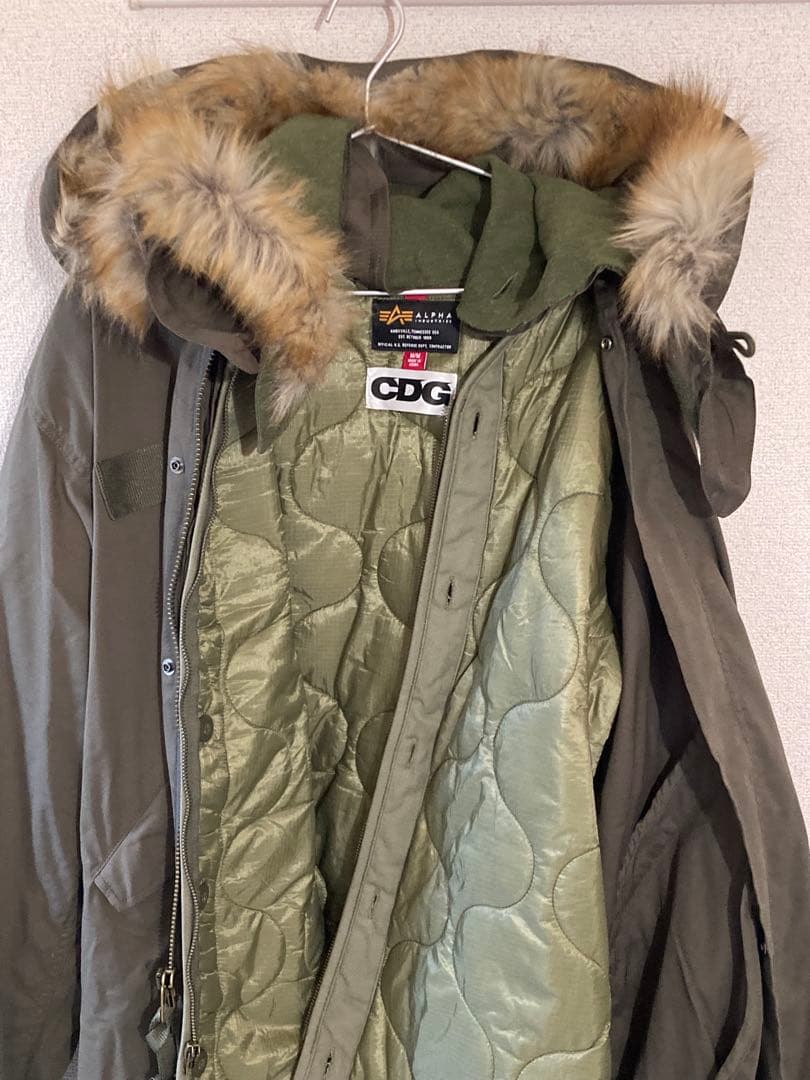 【CDG x ALPHA INDUSTRIES】 FISHTAIL COAT