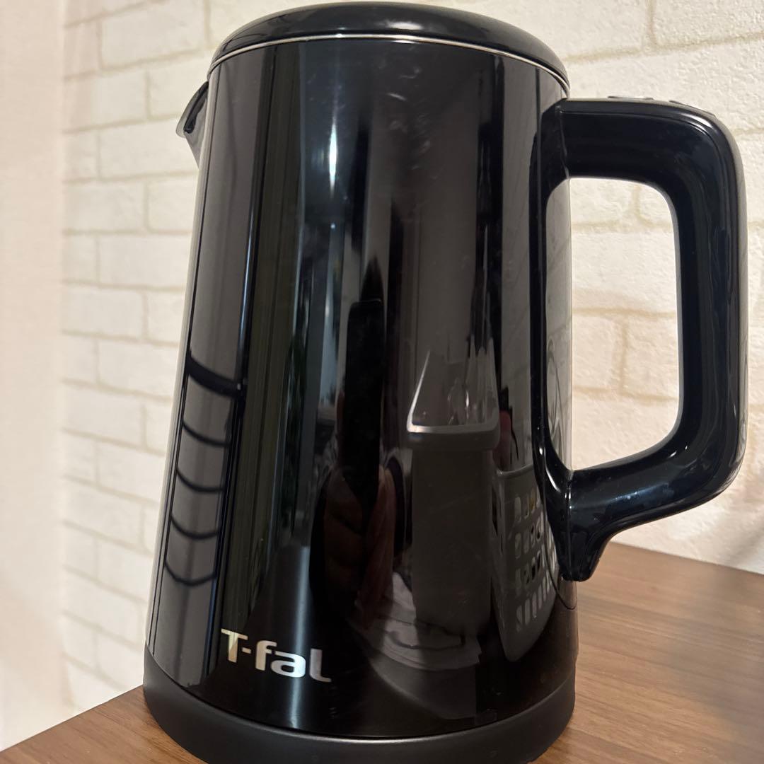 T-fal ブラック 電気ケトル ディスプレイロックコントロール