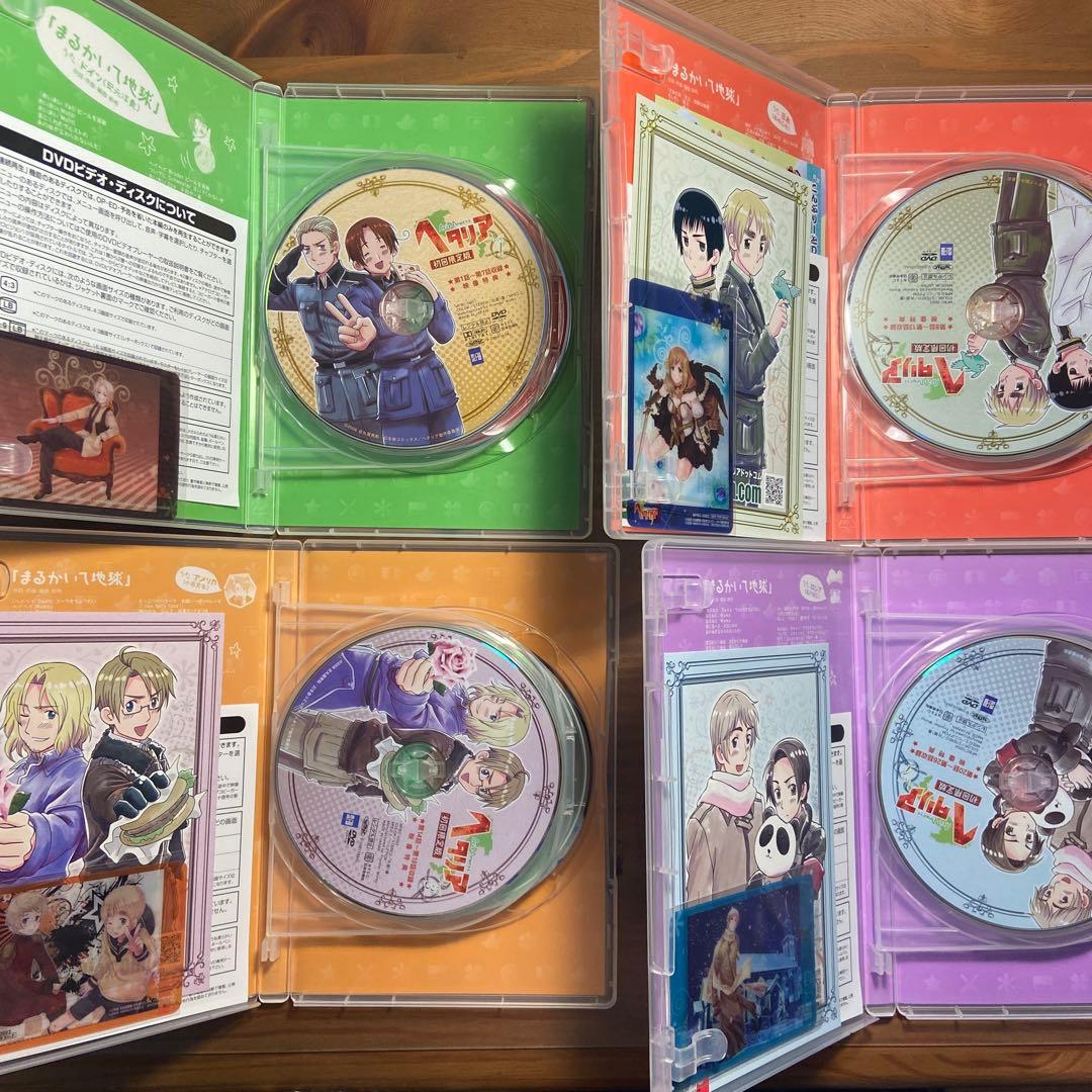 ヘタリア 初回限定版dvd 1〜4期全巻+ファンディスク