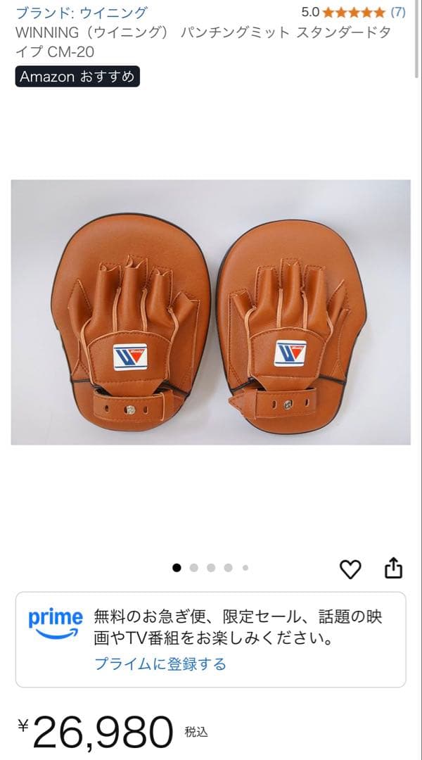Winning パンチングミット