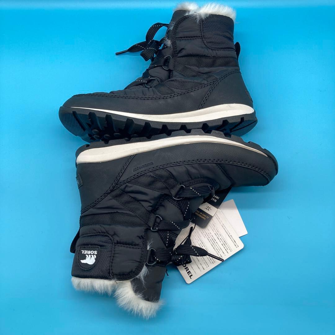 【未使用】ソレルSOREL スノーブーツWATERPROOFブーツ23.0cm黒