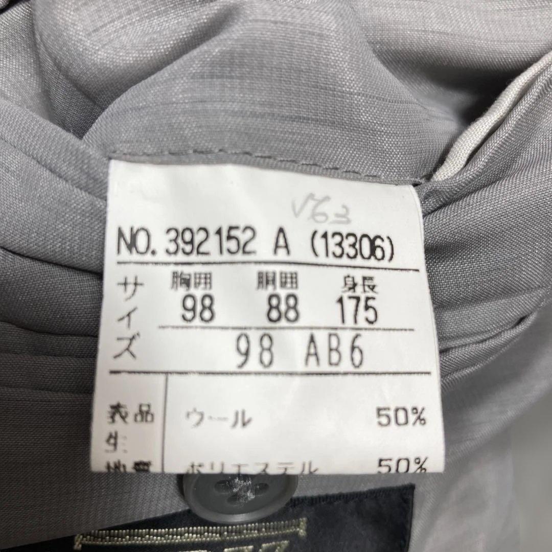 未使用級 菅田将暉系！CURZZ スーツ セットアップ　ダブル ライトグレー L