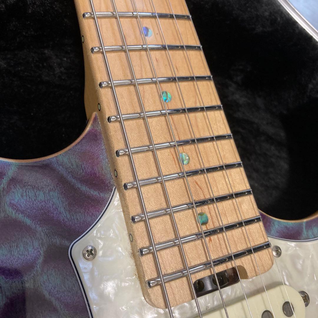 ギター ESP Snapper Ctm indigo purple