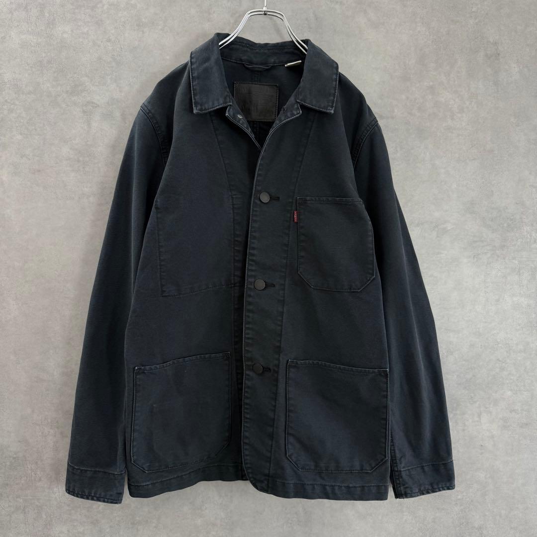 Levi’s リーバイス カバーオール ブラックデニム M