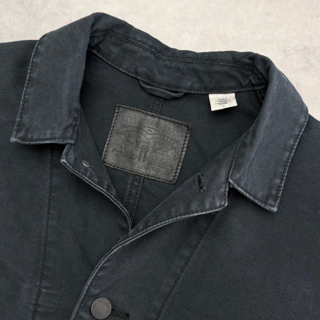 Levi’s リーバイス カバーオール ブラックデニム M