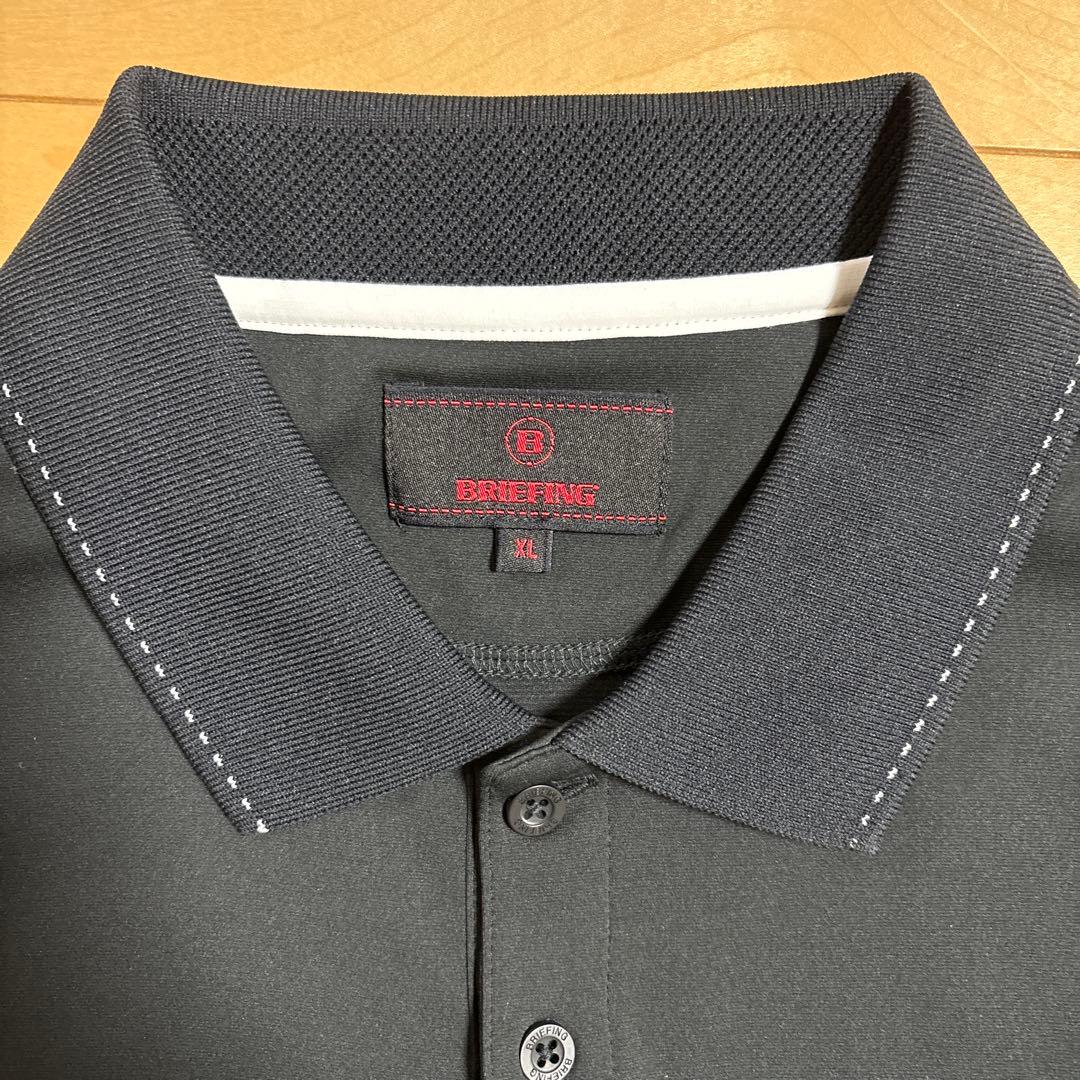 未使用　ブリーフィング　ポロシャツ　MS TOUR POLO BK XL