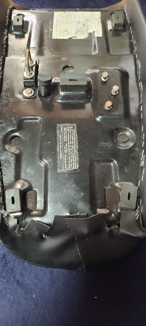 Z750T twin kawasaki 純正シート 美品 Z750B カワサキ